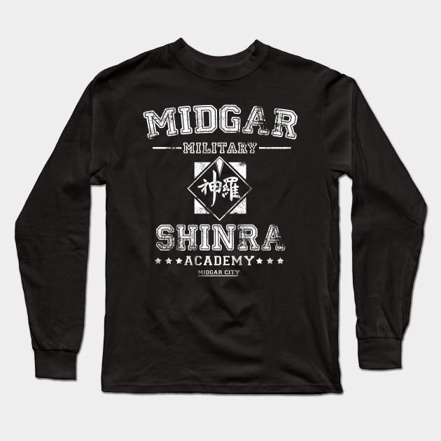 Midgar Academy Long Sleeve T-Shirt by Alcoco